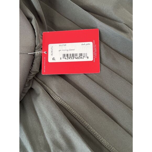 SPANX 50273R Womens Sz XL Green Built-In Figure-Shaping Shorts Pleated Skort - Picture 6 of 6